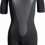 Cressi Altum Lady 3mm Shorty Wetsuit Black/Pink