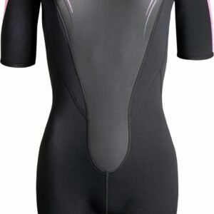 Cressi Altum Lady 3mm Shorty Wetsuit Black/Pink
